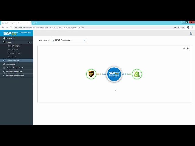 UPS Setup in SAP Business One Integration Hub Administration Console