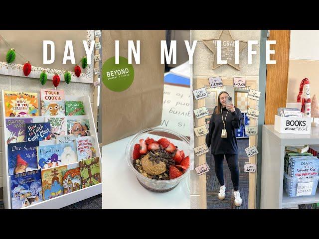 TEACHER VLOG: teacher work day, classroom reset, holiday prep, + more!