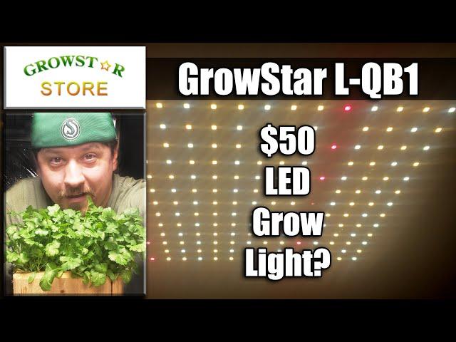 Inexpensive LED Grow Light Review - Growstar QB1