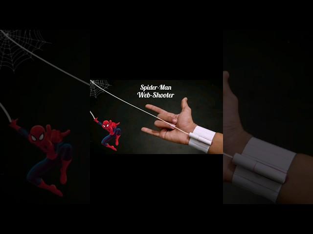 How to make spider man web shooter from paper | #shorts #viral #craft |