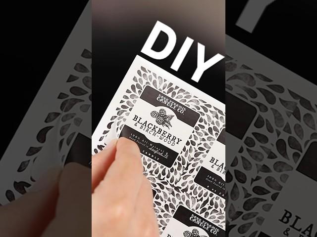 MAKE PRODUCT LABELS AT HOME! ️ (blank sticker paper and custom labels)