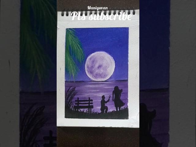 Soft pastal drawing #maniyuvan #trending #shorts.