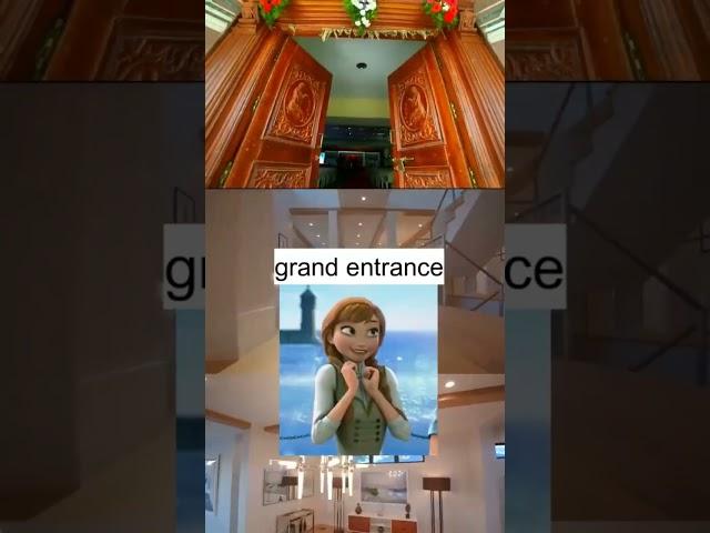 Grand entrances and...