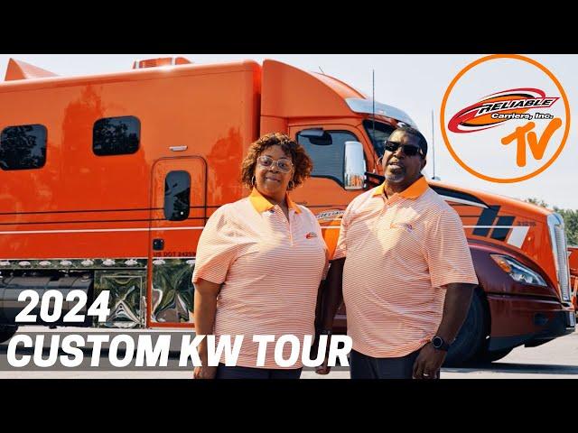 Luxury Living on Wheels! Tour Newlywed Couples 2024 Custom Kenworth Car Hauler | Reliable Cribs S4E1