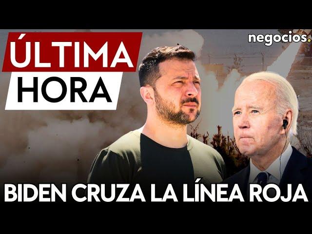 ÚLTIMA HORA | Biden rompe línea roja ante Rusia: autoriza misiles de largo alcance a Ucrania