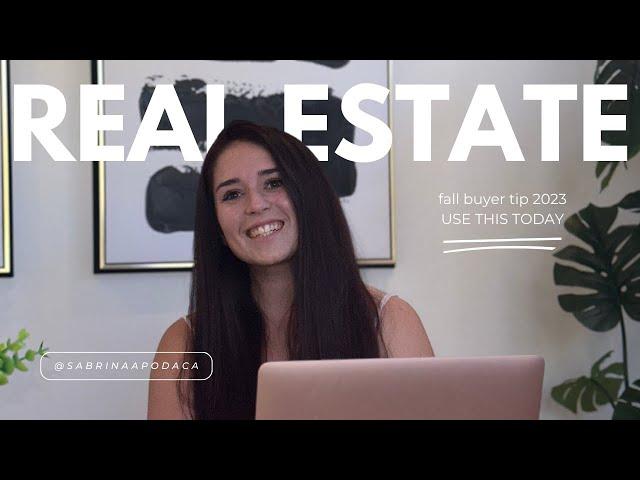 Save Thousands Buying Real Estate in Fall 2023: Quick Tip
