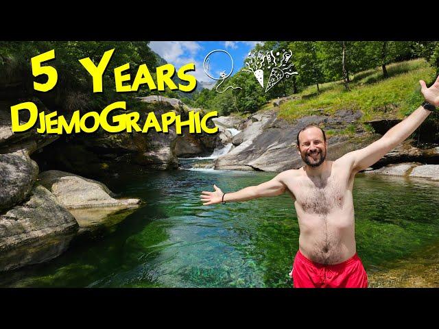 5 Years Djemo Graphic – The Highlights - Travel the World with me