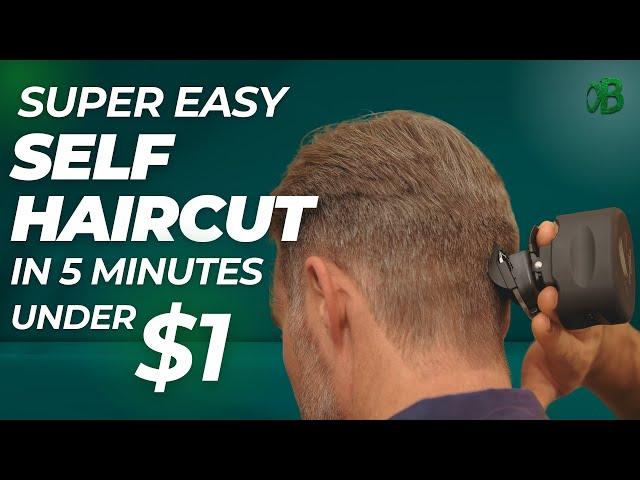 Super Easy Self Haircut in 5 minutes at home for less than $1