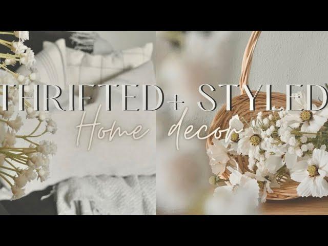 THRIFTED + STYLED HOME DECOR 2023 | SHOP WITH ME 2023 | SIMPLY DESIGNED