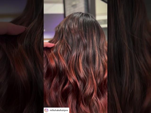 Shiny Vibrant Fall Hair Color Inspo! 