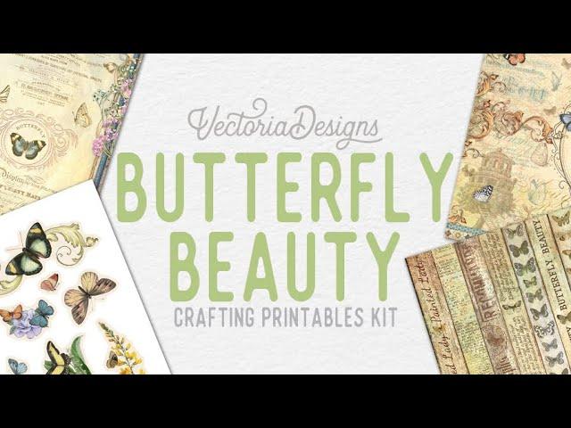 Journal Station & Junk Journal Flip Through | Discover the "Butterfly Beauty" Crafting Kit