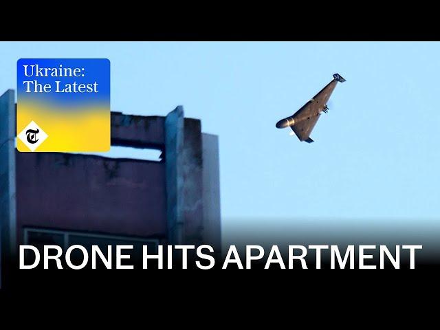 Drone hits apartment block in deadly Russian raid on Kyiv | Ukraine: The Latest