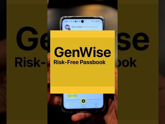 Unlock passbook convenience with GenWise's digital brilliance! #GenWise #parents #passbook