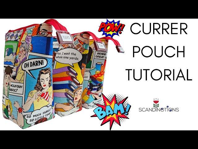 Labelled storage tutorial - pouches with interchangable labels - the Currer Pouch lives to be seen!