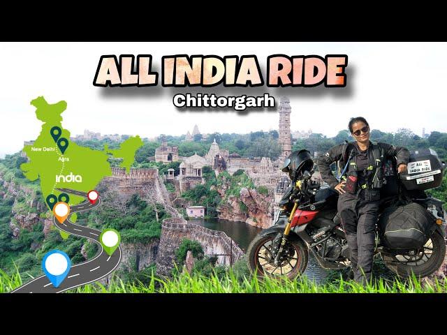 Chittorgarh Fort Rajasthan | All India Ride ep#15 | @RiderNoni #chittorgarh #ridernoni