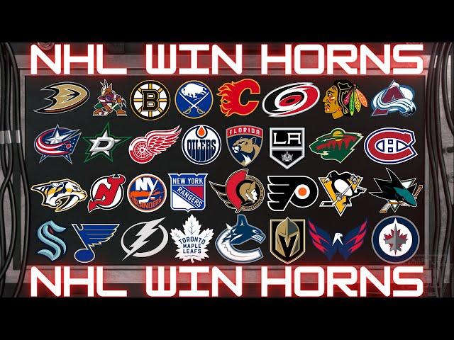 All 32 NHL Win Horns (2022)