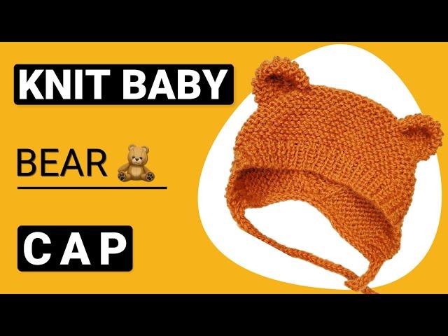 How to knit the best ever, cute and comfy baby hat / cap with perfect fit. Knitting tutorial.