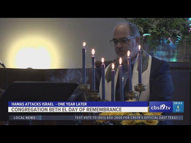 East Texans remember one-year anniversary of Oct. 7 Hamas attack on Israel as war continues