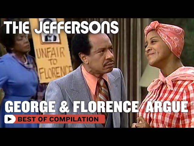 Top 5 Funniest Disagreements Between George And Florence | The Jeffersons