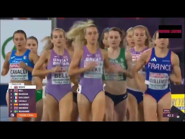 IMPRESIONANTE FINAL 1500m Mujeres Campeonato europeo de atletismo ROMA 2024