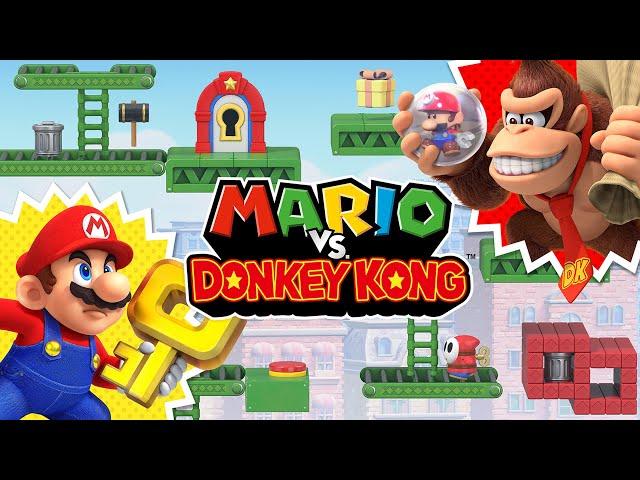 Mario vs Donkey Kong (Switch) Full Gameplay Walkthrough  (Longplay)