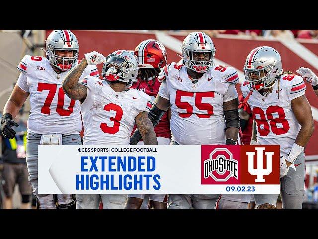 No. 3 Ohio State vs Indiana: Extended Highlights | CBS Sports