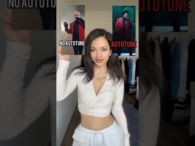 Autotune vs no autotune THE WEEKND - Save Your Tears #reaction #shorts #viral