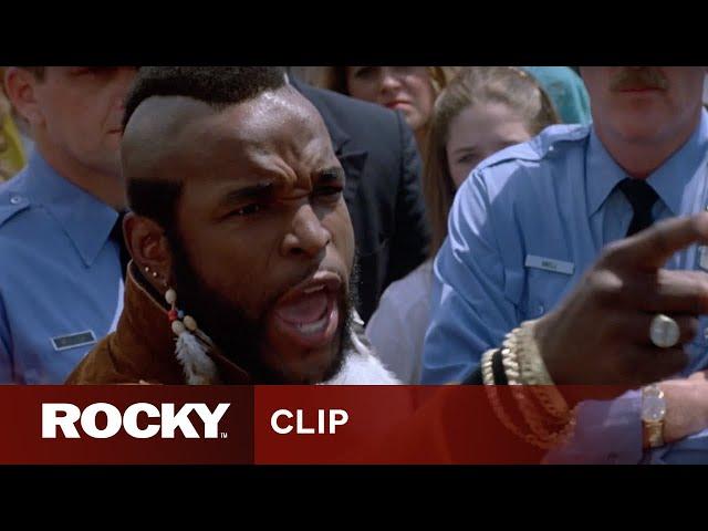 Clubber Lang Taunts Rocky Balboa | ROCKY III