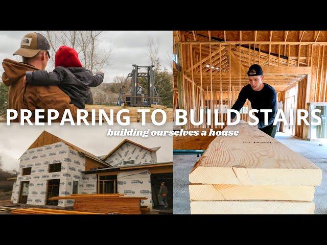 Things Look MUCH Better | Getting Ready to Frame Stairs | BUILDING A HOUSE