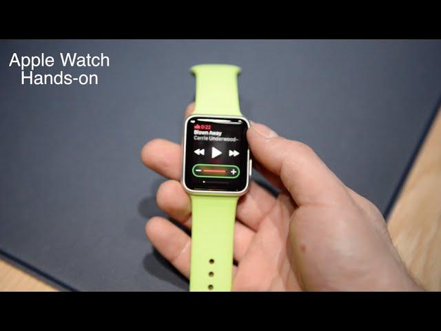 Hands-on with the Apple Watch - MobileSyrup.com