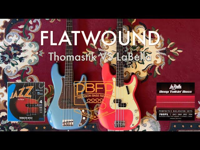 FLATWOUND Thomastik Vs LaBella (Precision Bass/Fender Pure Vintage 63)  - BASS PILLS