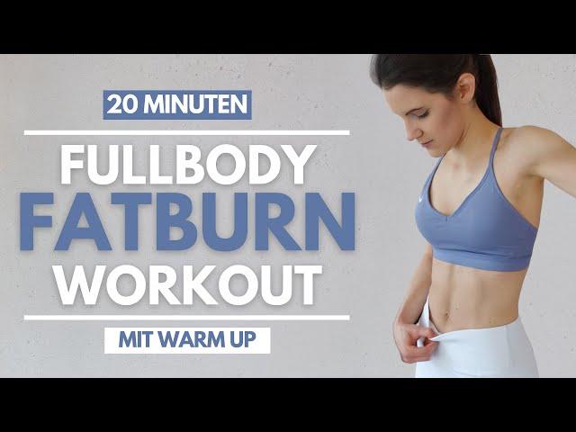 20 MIN HIIT ABNEHM Workout  Ganzkörper FATBURN Workout | stehend - ohne Equipment | Tina Halder