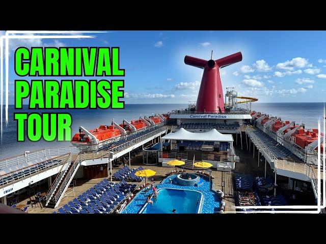 Carnival Paradise ULTIMATE Ship Tour | Deck by Deck