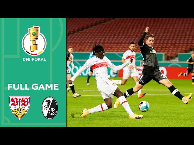 VfB Stuttgart vs. SC Freiburg 1-0 | Full Game | DFB-Pokal 2020/21 | 2nd Round