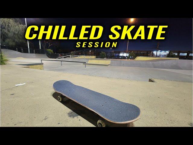 Night Skating Vibes At Bentleigh East Skatepark