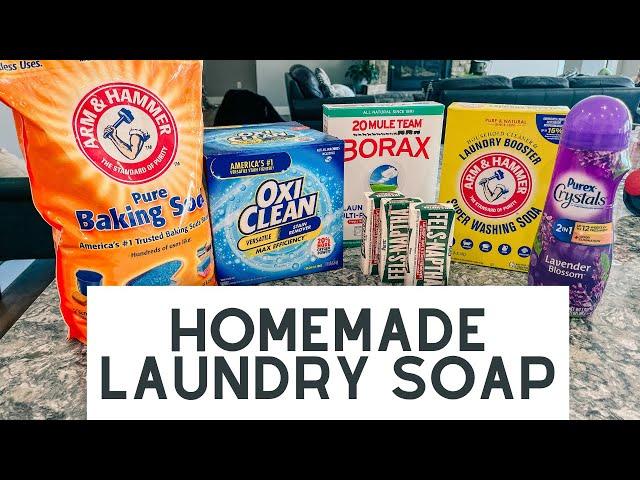 HOMEMADE LAUNDRY DETERGENT || Cost effective || Lasts for a year || Easy recipe