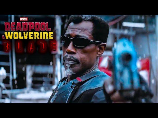 Blade in Deadpool & Wolverine -- All Powers & Fights Scenes -- Wesley Snipes