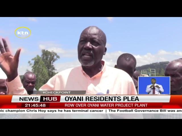 A section of Migori residents call for compensation due to losses caused by Oyani water project