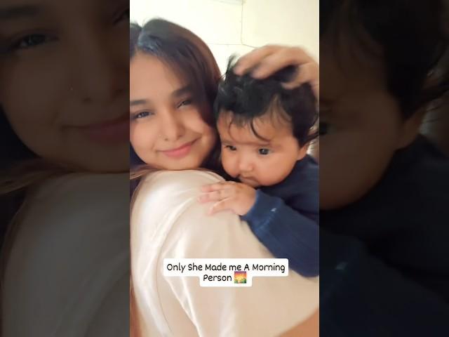 Me And Baby Morning time | Minakshi Varshney #babygirl #youtubeshorts #uyiamma