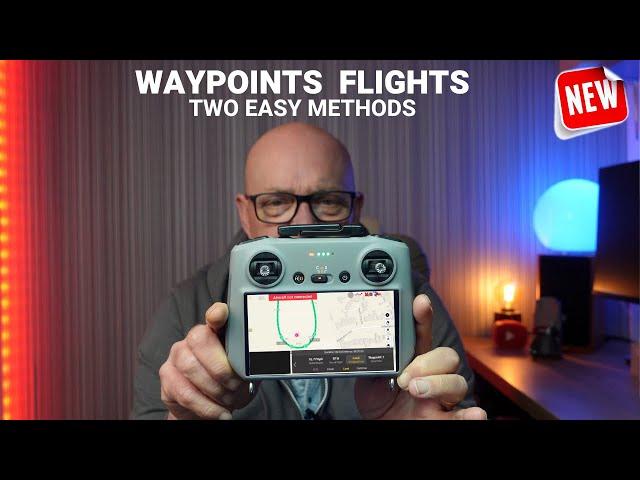 DJI mini 4 Pro - Level up your footage with Waypoints! - From beginner to Pro!