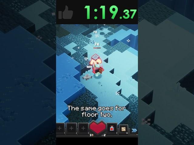 Speedrunning 30 games | Minecraft dungeons | Day 4 #shorts