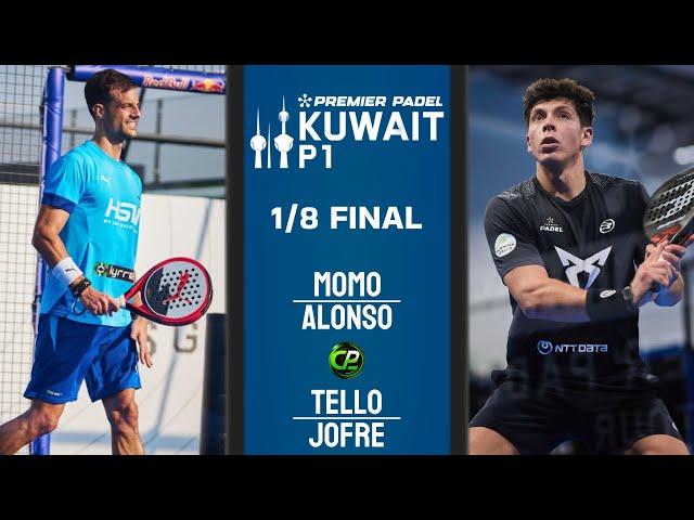 PADEL PERFECTION | MOMO & ALONSO VS TELLO & JOFRE | Premier Padel Kuwait City P1 | R16 | Highlights