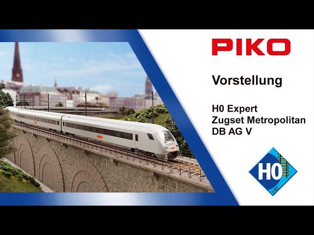 PIKO [V147] H0 Expert Zugset Metropolitan DB AG V #58150 / #58151 und #28350