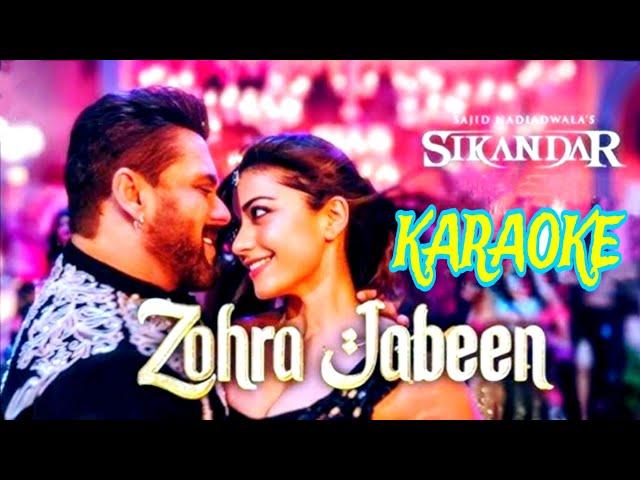 Zohra Jabeen - Karaoke With Lyrics | Sikandar | Nakash Aziz, Dev Negi | Pritam Music | BDBR KARAOKE