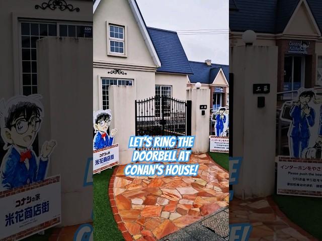 Ring the doorbell at Conan's House  #shorts #japan #detectiveconan #tottori