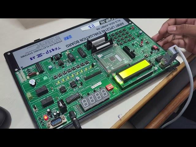 LED BLINKING USING LPC2148 |BY: SAHINSU & RAKSHIT |MP LAB 2024|