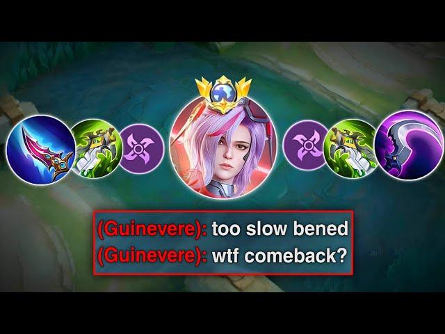 GLOBAL BENEDETTA BEST BUILD FOR SOLO EXP LANER! (100% autowin) | MOBILE LEGENDS