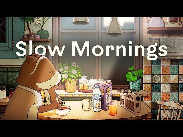 Slow Mornings ️ [jazzy lofi beats / chill instrumental mix]