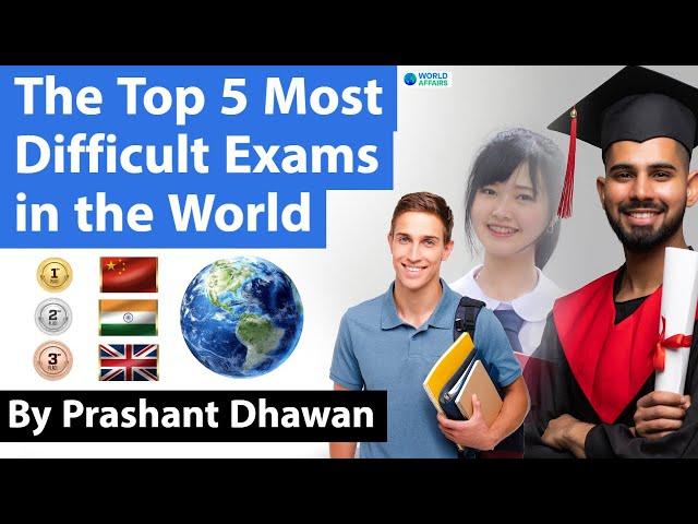 Top 5 Toughest Exams in the World | Where do India's IIT and UPSC exam stand?