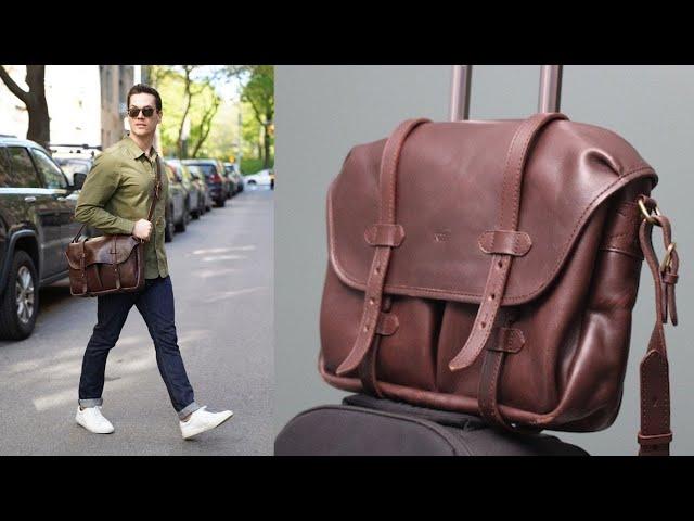 The 5 Best Leather Bags for Men | Messenger, Satchel, Duffle, Camera Bag